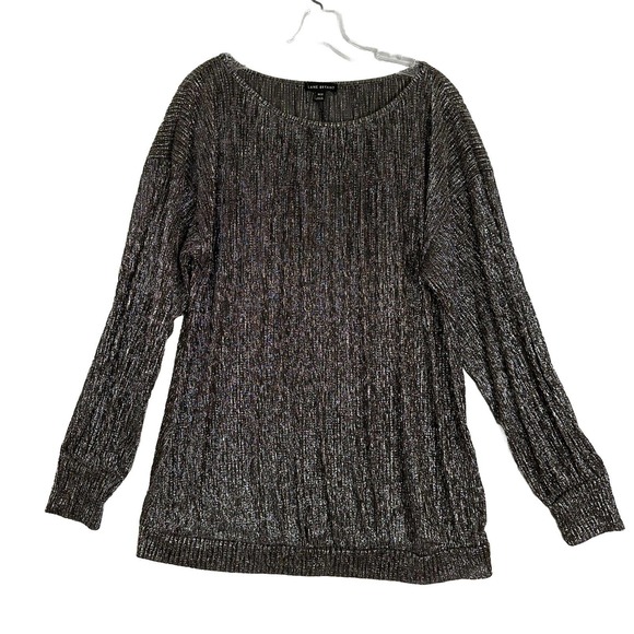 Lane Bryant Tops - Lane Bryant Top Women 18/20 Blouse Relaxed Fit Sheer Metallic Disco Party Glam